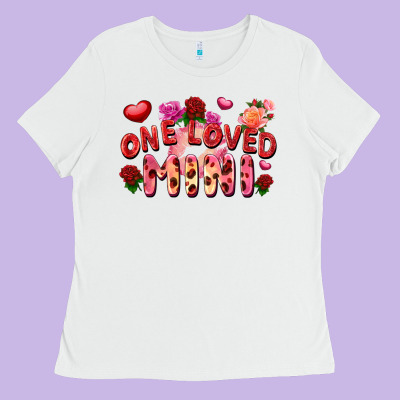 One Loved Mini Ladies Tee Designed By Fadigitalartstudio