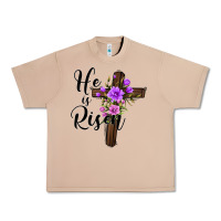 Burro he is risen matthew 28 6 Urban Heavy Tee - Jasminsmagicworld