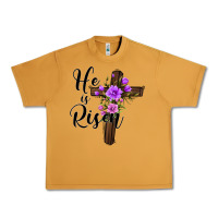Peanut Butter he is risen matthew 28 6 Urban Heavy Tee - Jasminsmagicworld