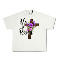 Pistachio he is risen matthew 28 6 Urban Heavy Tee - Jasminsmagicworld