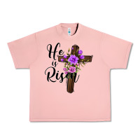 Salmon he is risen matthew 28 6 Urban Heavy Tee - Jasminsmagicworld