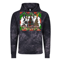 Cloud Black merry Christmas Vintage Hoodie - CowhideDigitalArt