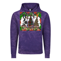 Cloud Purple merry Christmas Vintage Hoodie - CowhideDigitalArt