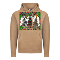 Vintage Coffee merry Christmas Vintage Hoodie - CowhideDigitalArt