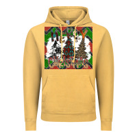 Vintage Mustard merry Christmas Vintage Hoodie - CowhideDigitalArt