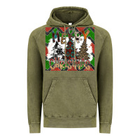 Vintage Olive merry Christmas Vintage Hoodie - CowhideDigitalArt