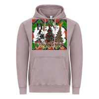 Vintage Zinc merry Christmas Vintage Hoodie - CowhideDigitalArt