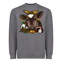 Storm christmas baby cow Heavyweight Sweatshirt - RanaPortraitStore