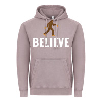 Vintage Zinc believe bigfoot white Vintage Hoodie - artisFamous