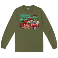 Army Green It's the Most Wonderful Of The Long Sleeve Tee - CowhideDigitalArt