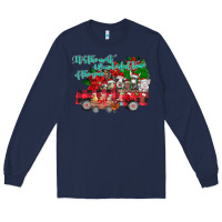 Navy It's the Most Wonderful Of The Long Sleeve Tee - CowhideDigitalArt