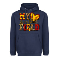 Navy my heart is on that field softball Heavyweight Hoodie - Jasminsmagicworld