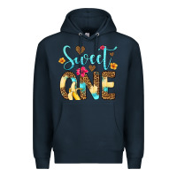 Navy sweet one banana Premium Hoodie - Artiststas