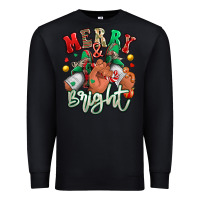 Black merry and bright black man sneakers Premium Sweatshirt - RanaPortraitStore