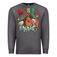 Charcoal Heather merry and bright black man sneakers Premium Sweatshirt - RanaPortraitStore