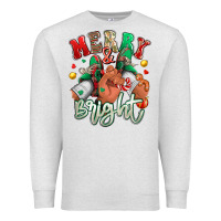 Oatmeal Heather merry and bright black man sneakers Premium Sweatshirt - RanaPortraitStore