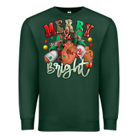 Sports Green merry and bright black man sneakers Premium Sweatshirt - RanaPortraitStore