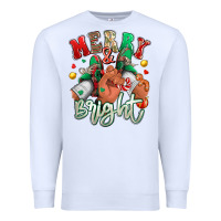White merry and bright black man sneakers Premium Sweatshirt - RanaPortraitStore