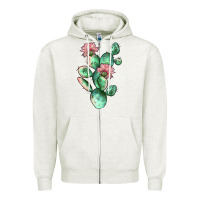 Cactus 5 Zipper Hoodie | Teevron