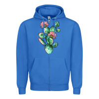 True Royal cactus 5 Zipper Hoodie - JahusDesignShop