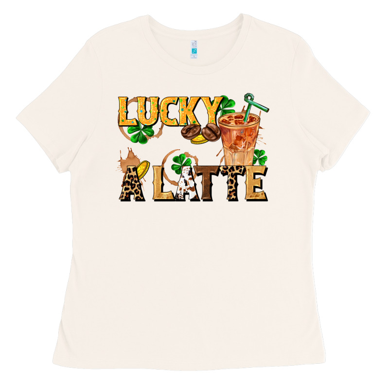 Lucky A Latte Ladies Tee by FaDigitalArtStudio | Teevron