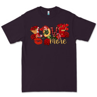 Plum Love more Valentine's Day Premium Tee - FaDigitalArtStudio
