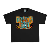 Black thankful Urban Heavy Tee - FaDigitalArtStudio