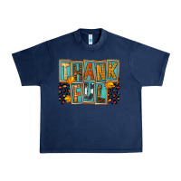 Navy thankful Urban Heavy Tee - FaDigitalArtStudio
