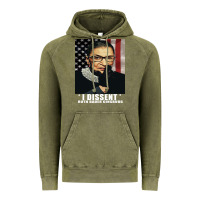Vintage Olive Notorious R.B.G. Funny Progressive, Liberal Ruth Bader Ginsburg Vintage Hoodie - artisFamous