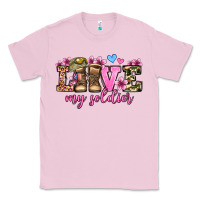 Bubblegum Pink love my soldier olivia Classic Tee - OliviaCreatesArt