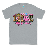 Heather Grey love my soldier olivia Classic Tee - OliviaCreatesArt
