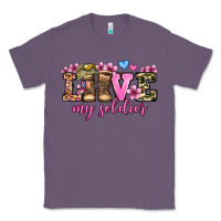 Lavender love my soldier olivia Classic Tee - OliviaCreatesArt
