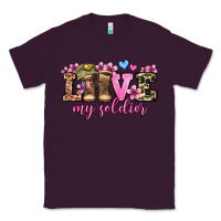 Plum love my soldier olivia Classic Tee - OliviaCreatesArt