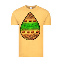 Vintage Mustard halloween pumpkin teardrop Vintage Tee - BundleAndBundleShop