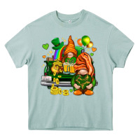 Arona St. Patrick's Day gnomies with heart Heavy Core Tee - HowdyJamesFarm