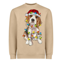 Mushroom christmas beagle Heavyweight Sweatshirt - RanaPortraitStore