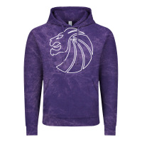 Cloud Purple outline seven lions Vintage Hoodie - artisFamous