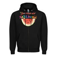 Black summer vibes Zipper Hoodie - JahusDesignShop
