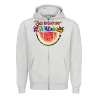 Dove Grey summer vibes Zipper Hoodie - JahusDesignShop
