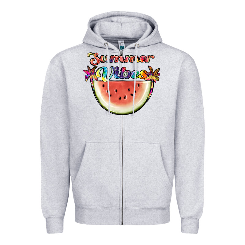Summer Vibes Zipper Hoodie by JahusDesignShop | Teevron