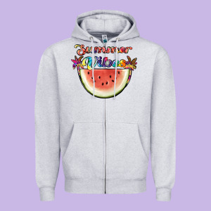 Summer Vibes Zipper Hoodie Designed By Jahusdesignshop