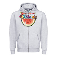 Heather Grey summer vibes Zipper Hoodie - JahusDesignShop