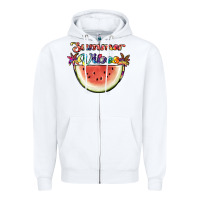 White summer vibes Zipper Hoodie - JahusDesignShop