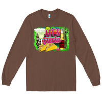 Chestnut Lets Fiesta Long Sleeve Tee - CowhideDigitalArt