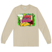 Mushroom Lets Fiesta Long Sleeve Tee - CowhideDigitalArt