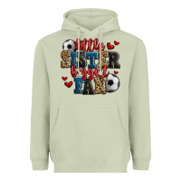Matcha little sister biggest fan soccer Heavyweight Hoodie - Jasminsmagicworld