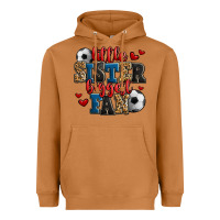 Meerkat little sister biggest fan soccer Heavyweight Hoodie - Jasminsmagicworld