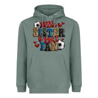 Sage little sister biggest fan soccer Heavyweight Hoodie - Jasminsmagicworld