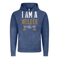 Vintage Denim I Am A WELDER - WELDER Job Gift Funny Vintage Hoodie - artisFamous