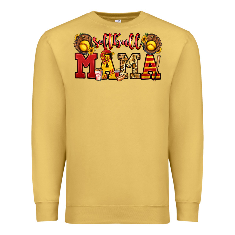 Softball Mama Premium Sweatshirt by Jasminsmagicworld | Teevron